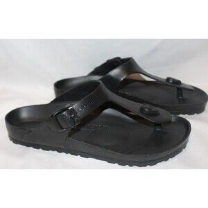 Birkenstock Black Gizeh EVA Thong Sandals